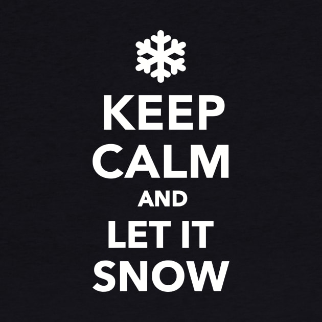 Keep calm let it snow by Designzz